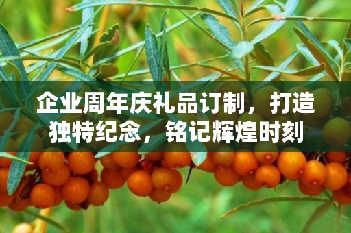 企业周年庆礼品订制，打造独特纪念，铭记辉煌时刻