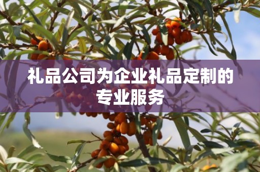 礼品公司为企业礼品定制的专业服务