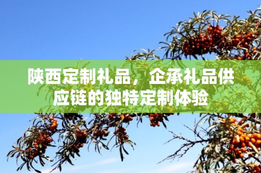 陕西定制礼品，企承礼品供应链的独特定制体验