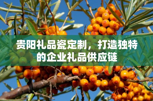 贵州企业定制礼品，企承礼品供应链的独特优势与定制体验